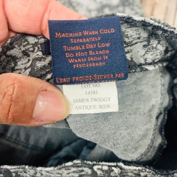 JAMES Jeans Antique Web Twiggy Pants Size 27 - Picture 7 of 8